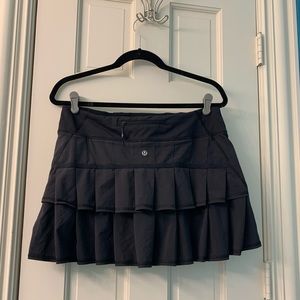 8TALL black lululemon pacesetter skirt